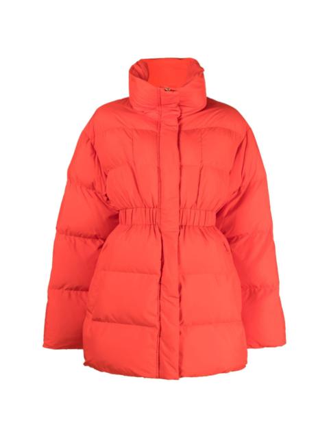 funnel-neck parka jacket