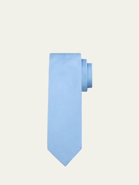 TOM FORD Men's Solid Linen Tie