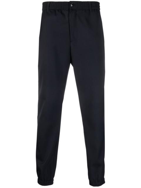 EMPORIO ARMANI elasticated-waistband tapered trousers