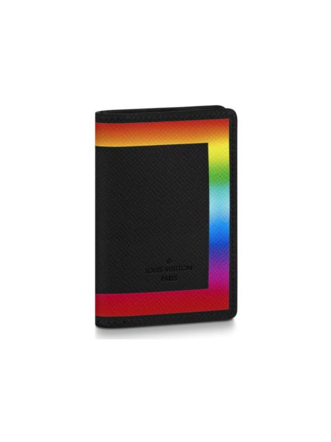 Louis Vuitton Louis Vuitton Pocket Organizer Taiga Black/Rainbow