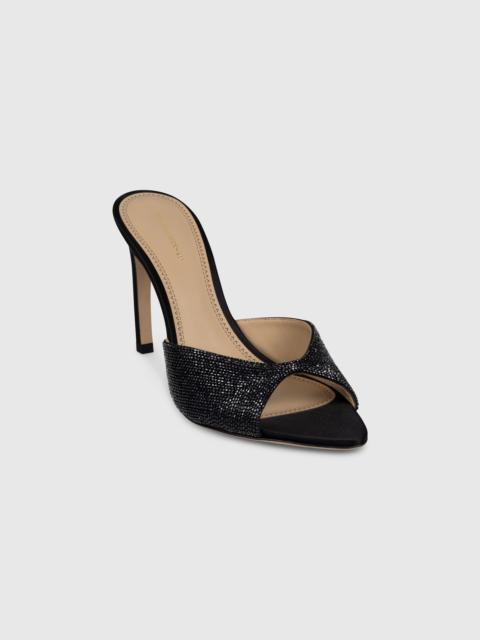 Victoria Beckham Harlow Open Toe Mule 100 Beaded Satin