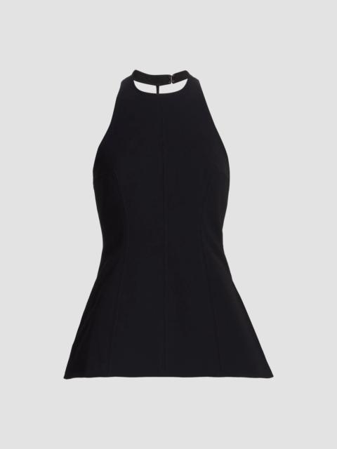 Acler Women's Hawick Fit-And-Flare Halterneck Top - Black
