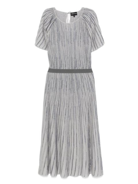 EMPORIO ARMANI pleated dress