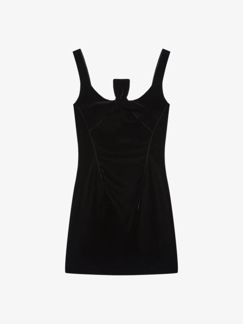 Givenchy DRESS IN VELVET WITH BOW DETAIL