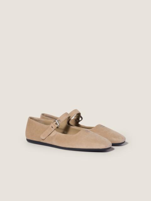 Miu Miu Suede ballerinas