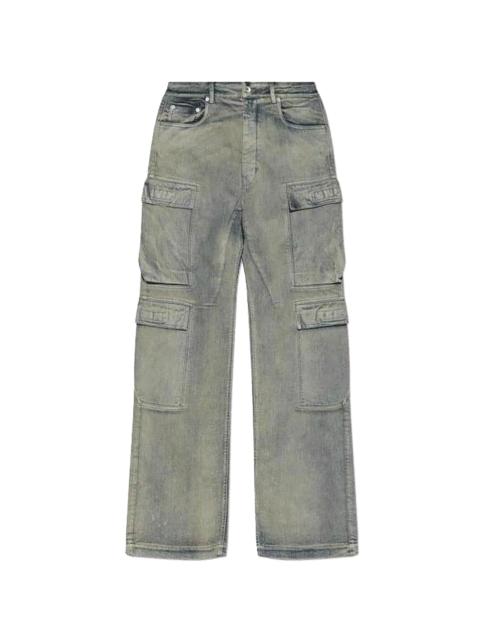Rick Owens DRKSHDW Double Cargo Jeans "Blue Faded Wash" DU02E7361 DMP BLUE