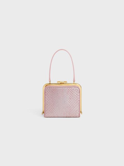 CELINE LANA MINAUDIERE in pearly python