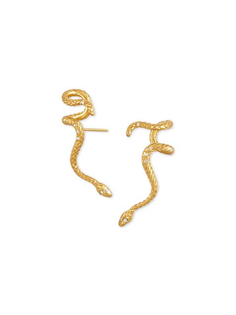 KENDRA SCOTT Phoenix Ear Climber Earrings in Vintage Gold
