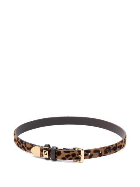 FENDI Fendi Forever Fendi Leopard Belt