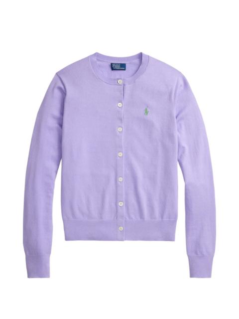 Polo Ralph Lauren embroidered-logo cardigan