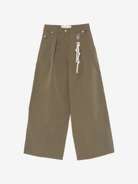 Song for the Mute pleated wide-leg trousers