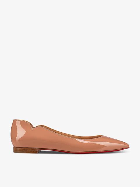 Hot Chickita pointed-toe patent-leather pumps