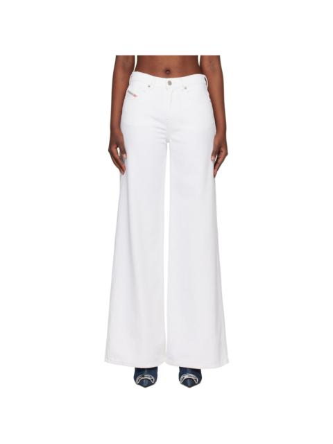Diesel White 1978 D-Akemi Flare Jeans