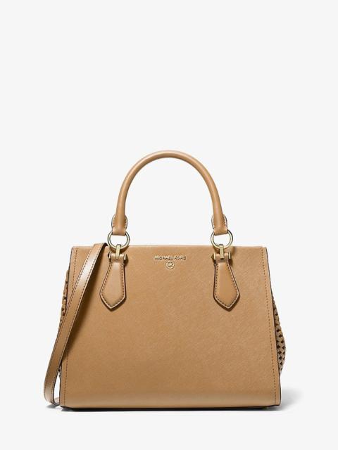 MICHAEL KORS Marilyn Medium Saffiano Leather Satchel