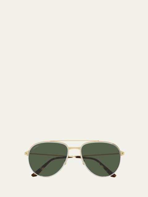 Cartier Men's Polarized Aviator Sunglasses