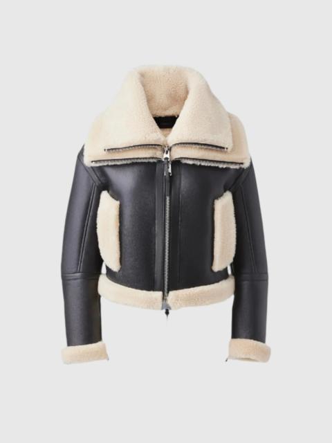 PENELOPA Sheepskin jacket with double collar