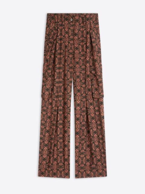 Dries Van Noten SILK CARGO PANTS