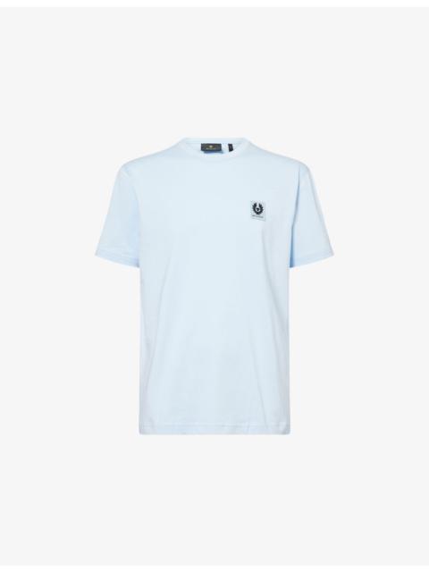 Belstaff Brand-Patch Crewneck Cotton T-Shirt