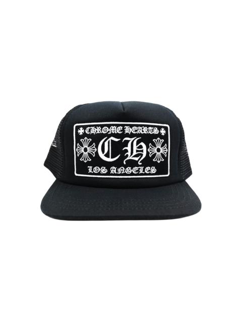 Chrome Hearts Los Angeles Exclusive Trucker Hat "Black / White" CHRM1184