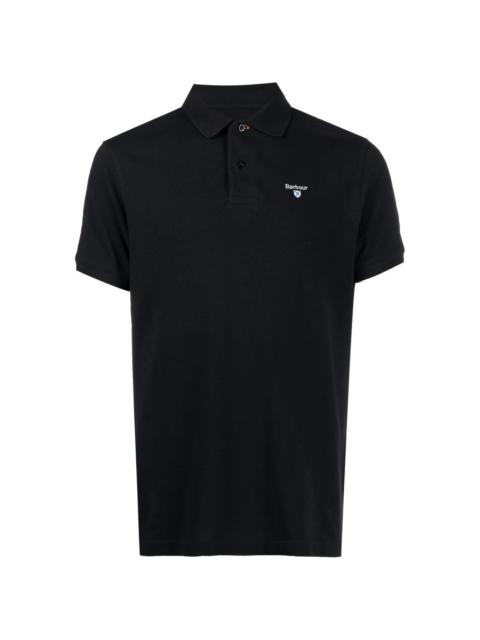 Barbour logo embroidered polo shirt
