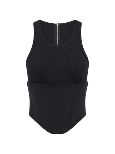 Float corset-style top