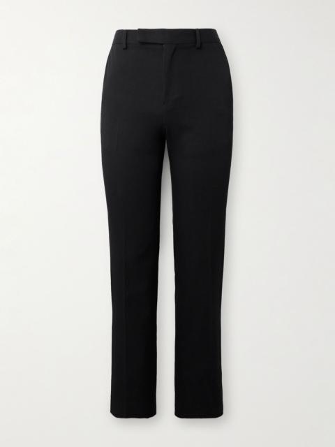 CELINE Slim-Fit Wool-Twill Trousers Black