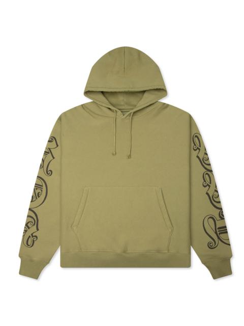 Stüssy MOTIF PRINT HOODIE - MOSS