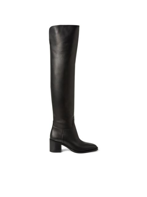Ralph Lauren 55mm Barnet leather over-the-knee boots