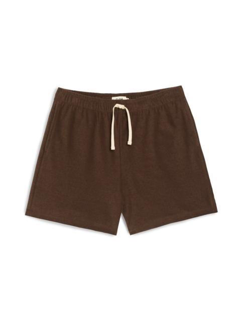 Bather Walnut Terry Tour Short