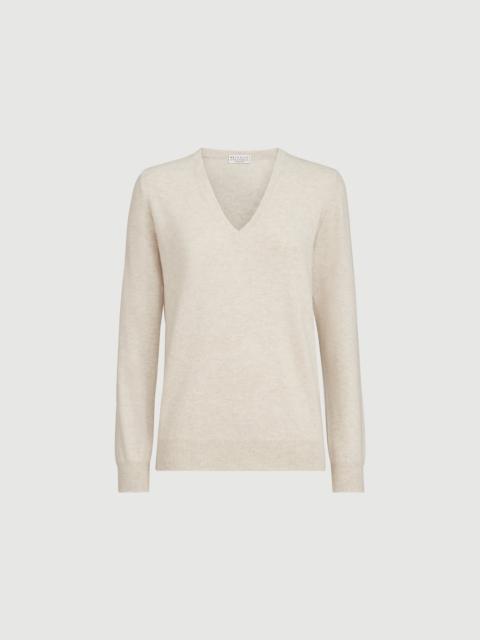 Brunello Cucinelli Cashmere sweater with monili