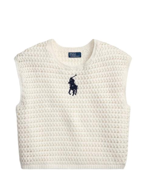 Polo Ralph Lauren crochet sweater