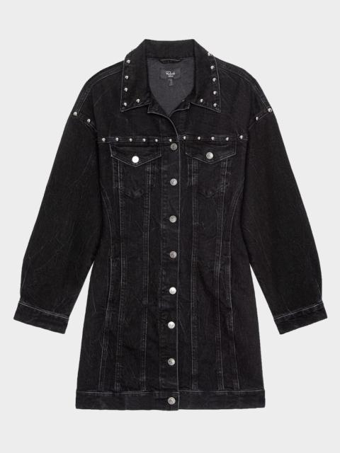 Rails Ladera Studded Denim Mini Dress