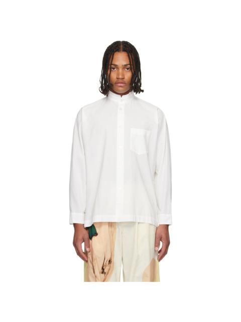 ISSEY MIYAKE White Streamline Shirt