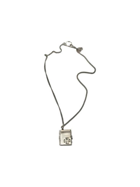 Enfants Riches Déprimés engraved book-pendant necklace