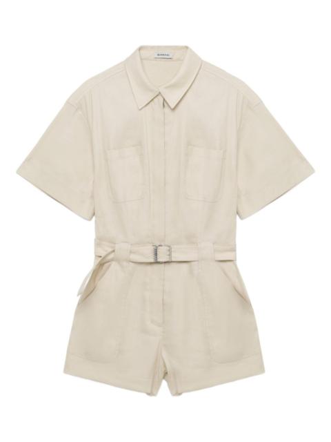SIMKHAI Aspen belted playsuit