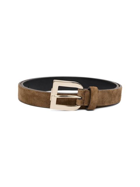 Brown Suede Calf Belt
