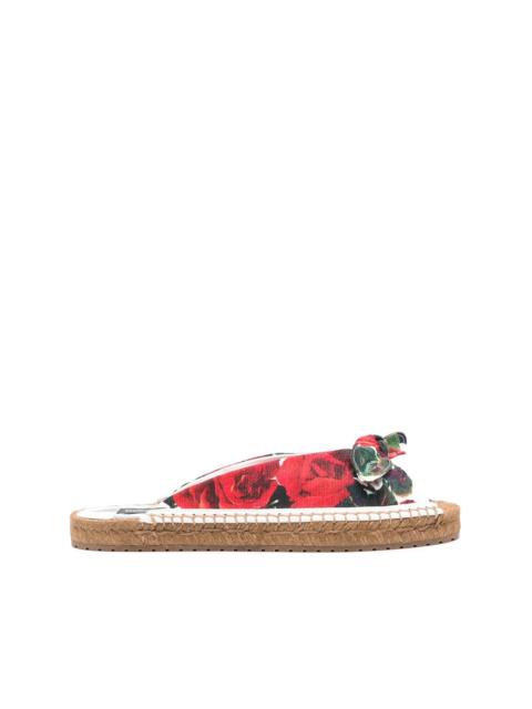 Dolce & Gabbana floral-print espadrilles