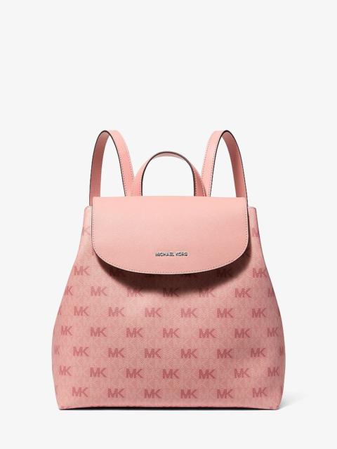 MICHAEL KORS Maya Medium Signature Logo Backpack