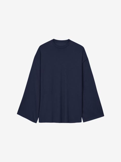The Frankie Shop Rio Oversized Sleeve Tee - Dark Navy