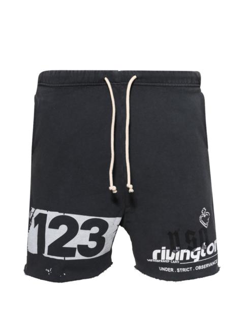 RRR123 Membership Uso drawstring shorts