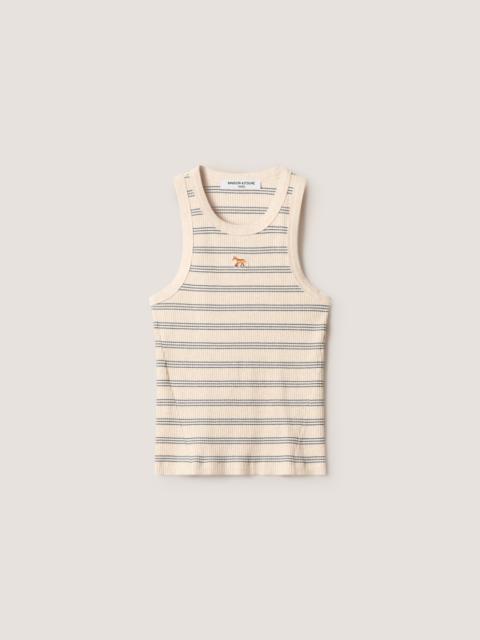 Maison Kitsuné BABY FOX STRIPED TANK TOP
