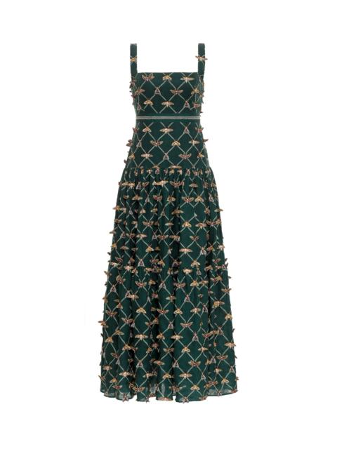 Agua by Agua Bendita Faustina Polilla Maxi Dress