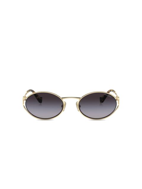 Miu Miu oval-frame sunglasses