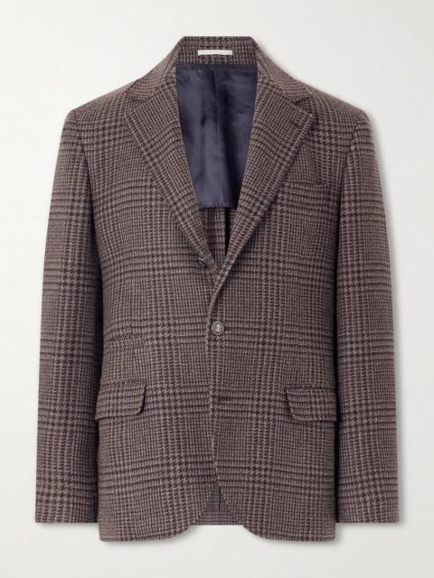 Brunello Cucinelli Houndstooth Cashmere Blazer