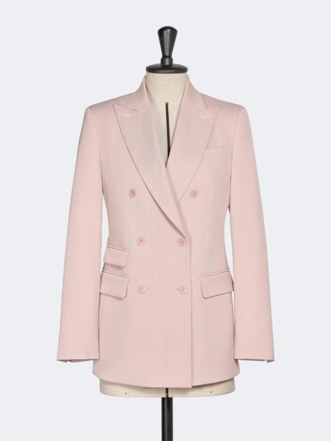 Max Mara EGREGE Double-breasted comfortable wool blazer - PINK