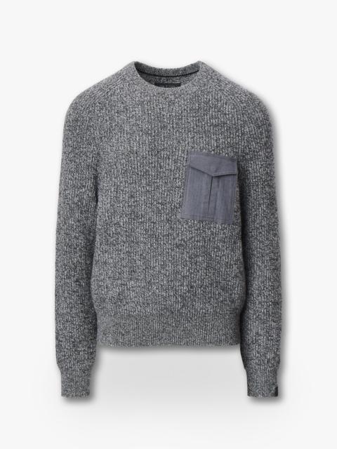 rag & bone Walker Marled Mixed-Media Sweater