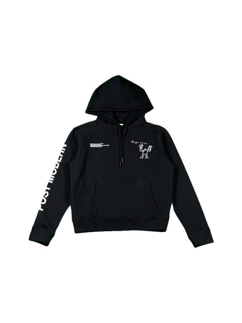 Off-White OFF-WHITE Basquiat Graphic Hoodie Black/White