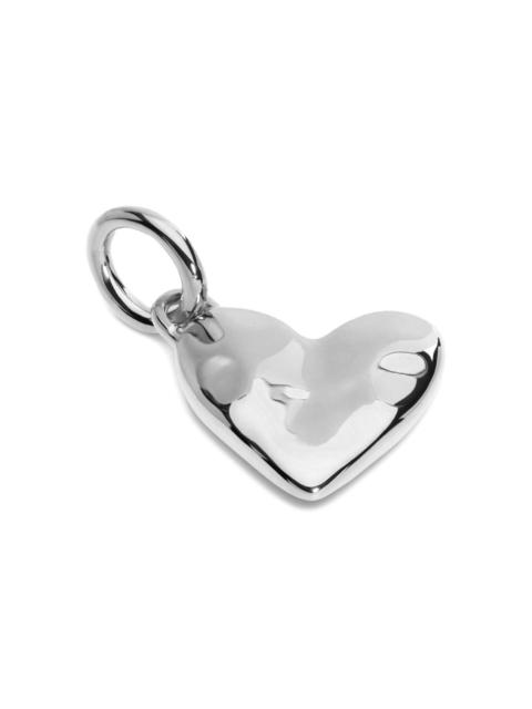 MONICA VINADER hammered heart-pendant necklace