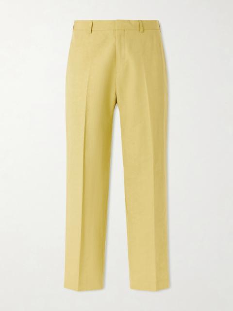 Paul Smith Straight-Leg Cotton and Linen-Blend Suit Trousers