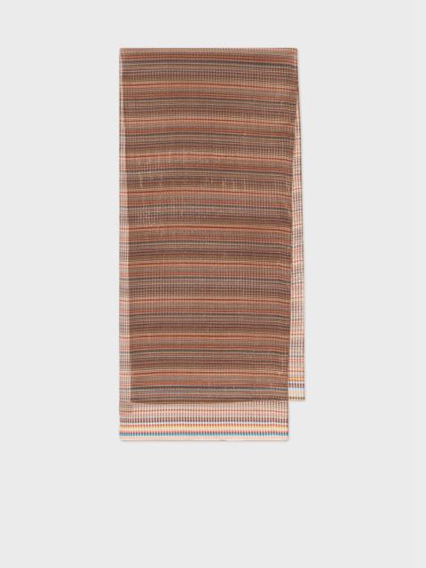 Paul Smith 'Signature Stripe Silk-Blend Scarf